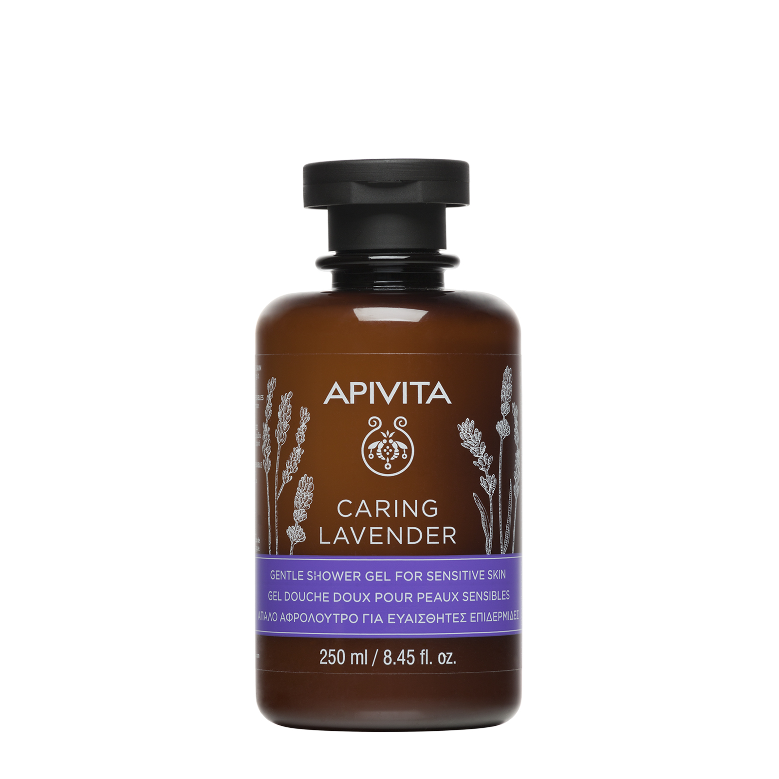 APIVITA SHOWER GEL CARING LAVENDER 250ml