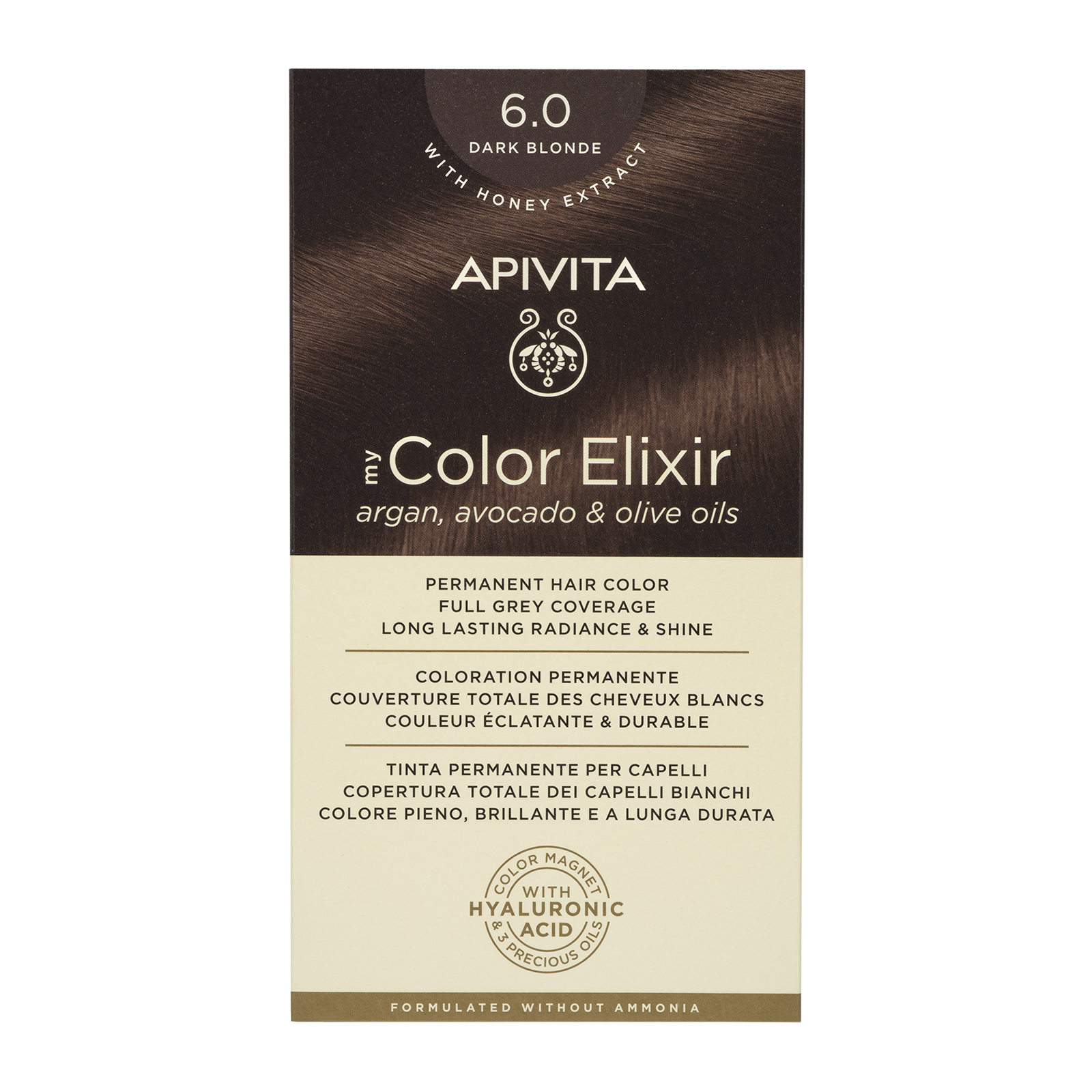 APIVITA NATURES HAIR COLOR 6.0 DARK BLOND 