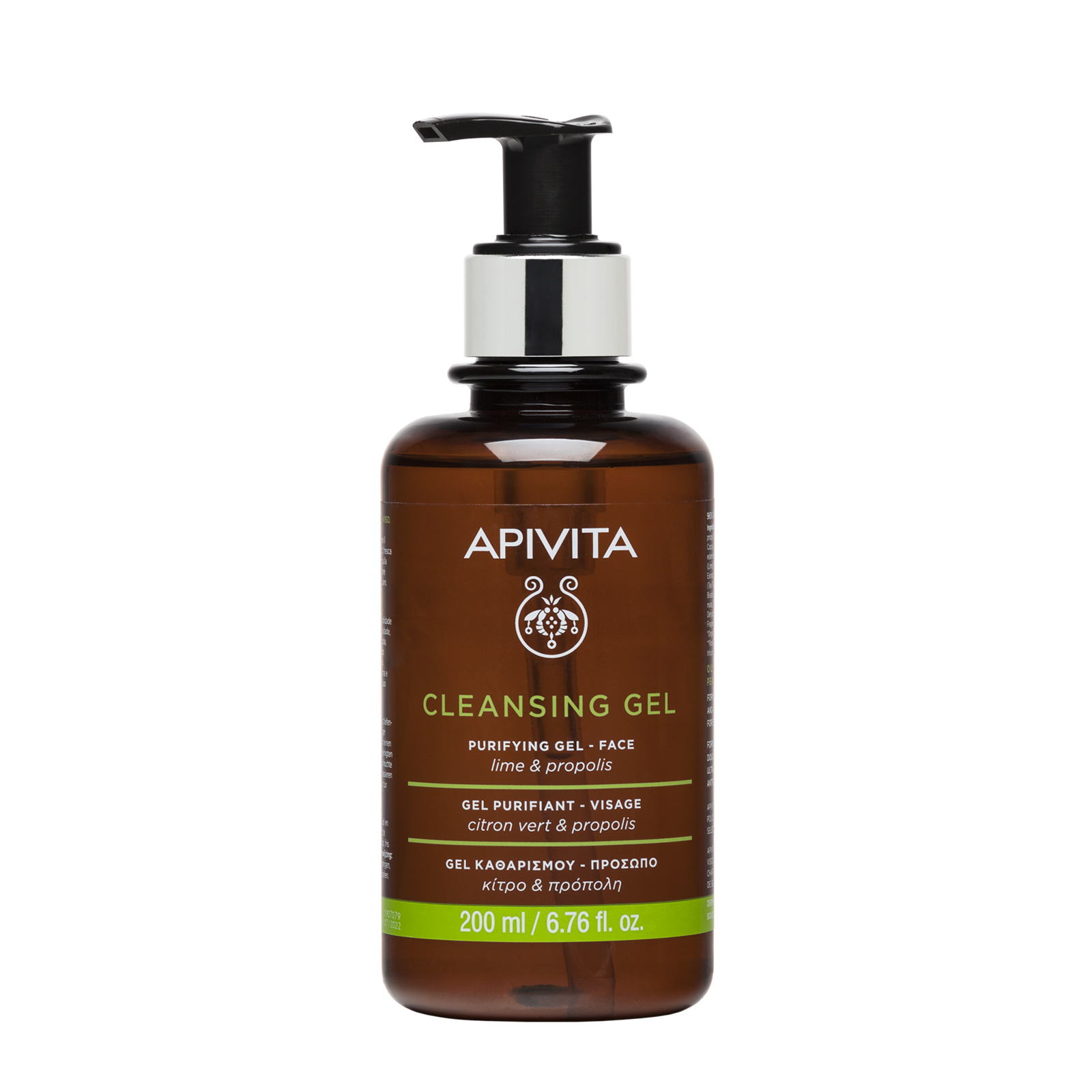 APIVITA CLEANSING GEL FOR OILY/COMBINATION SKIN WITH PROPOLIS & CITRUS 200ml