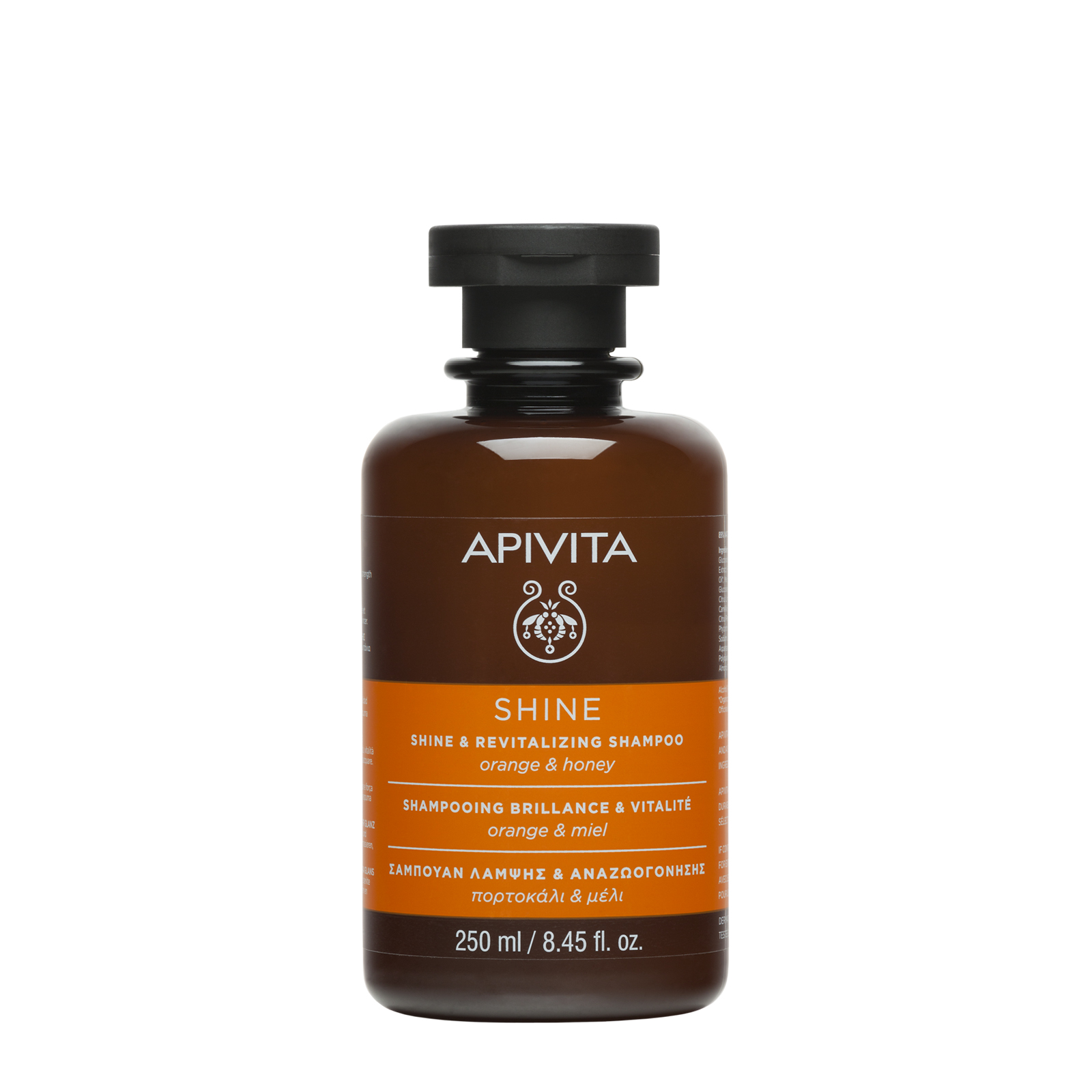 APIVITA SHAMPOO SHINE AND REVITALIZING WITH ORANGE& HONEY 250ml