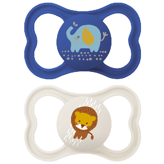MAM AIR 6-16M+ BLUE SILICONE SOOTHER
