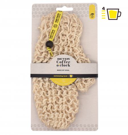 BETER COFFEE O CLOCK SISAL MASSAGE GLOVE