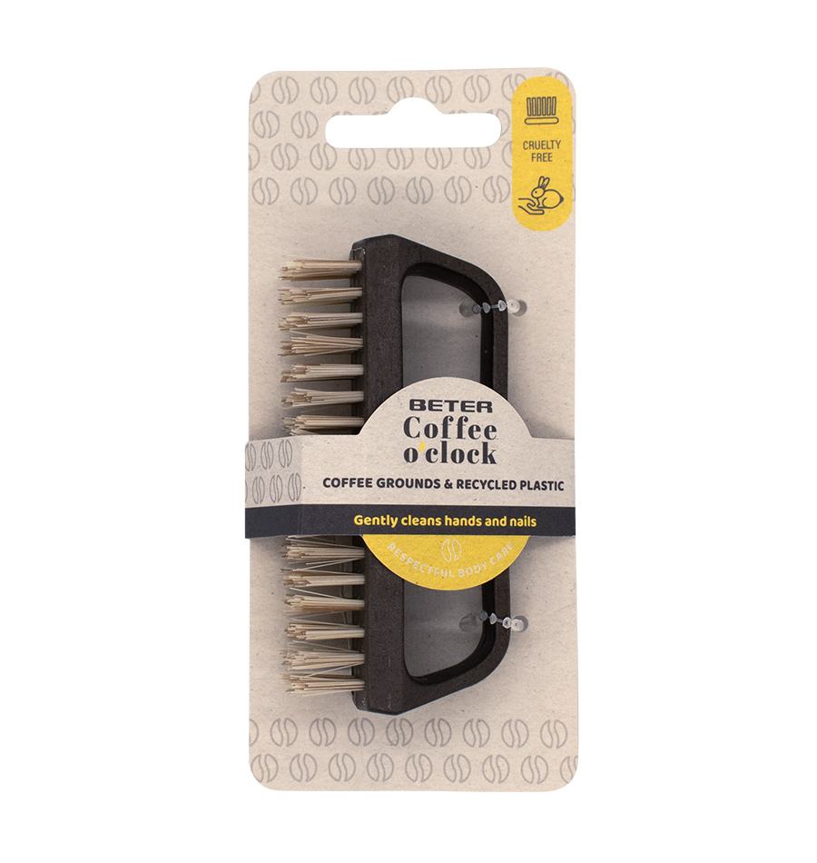 BETER COFFEE O CLOCK NAIL BRUSH RECYCLED PLASTIC