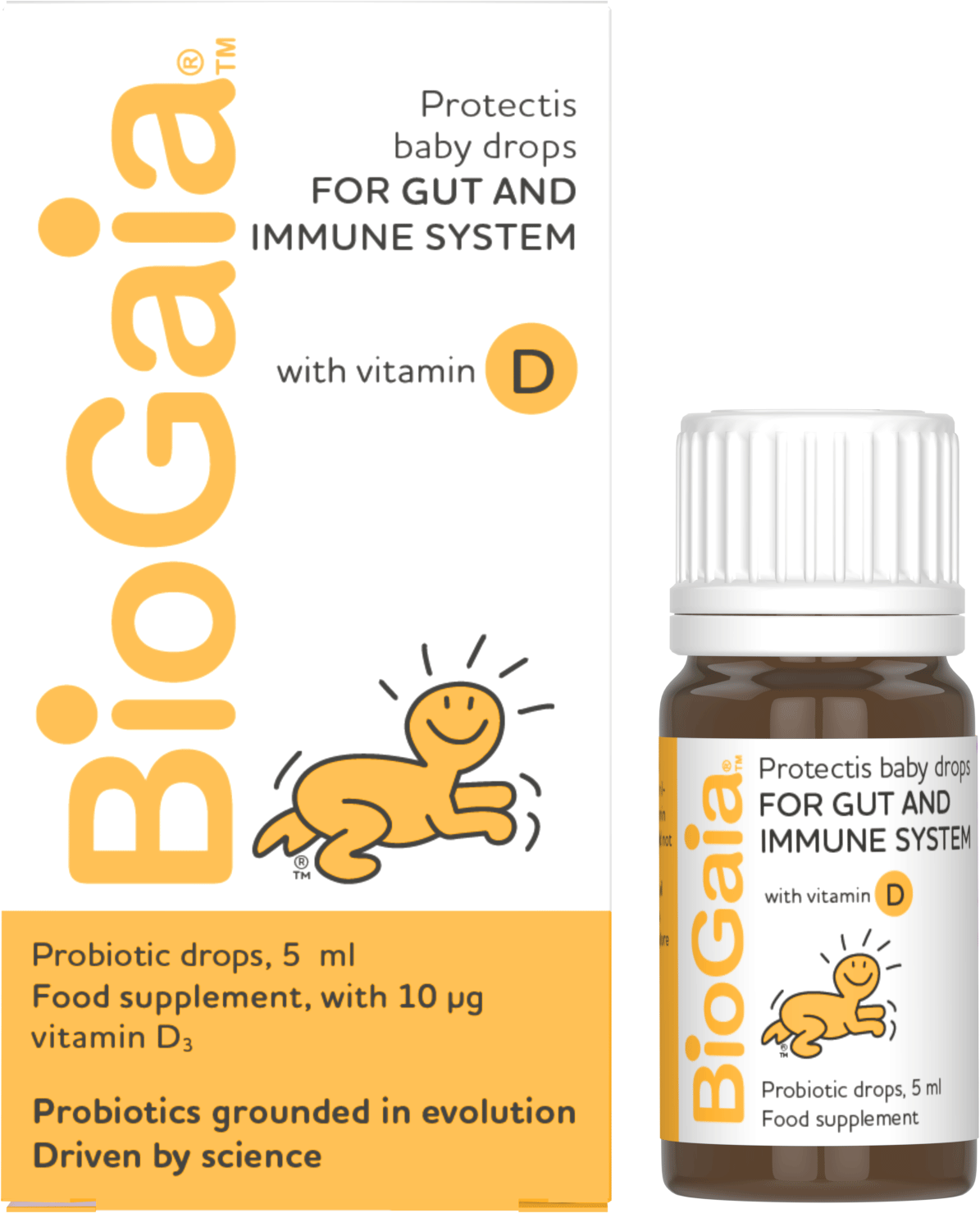 BIOGAIA PROTECTIS BABY DROPS PROBIOTICS & D3 5ML