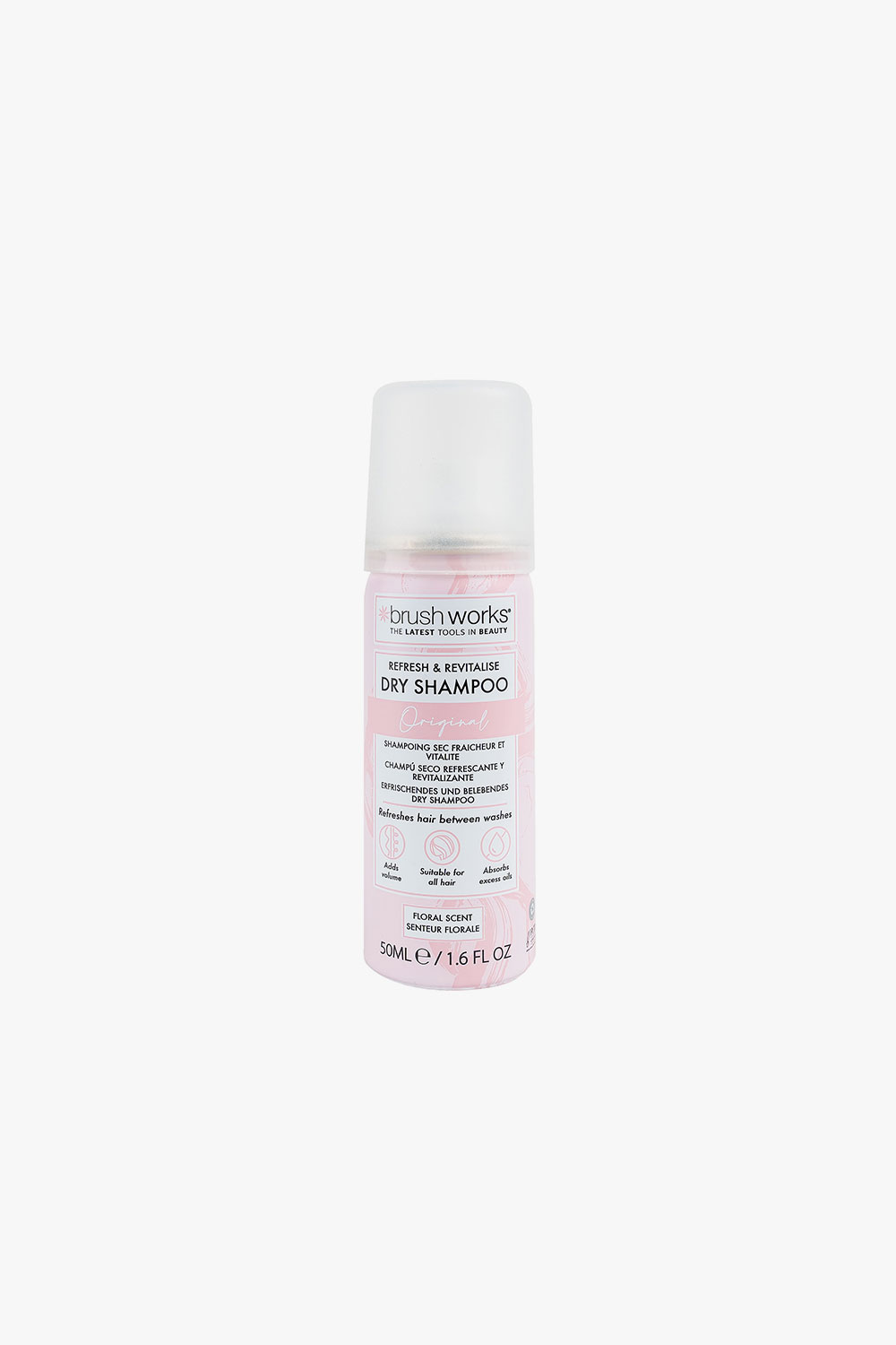 BRUSHWORKS REFRESH & REVITALISE DRY SHAMPOO 50ML