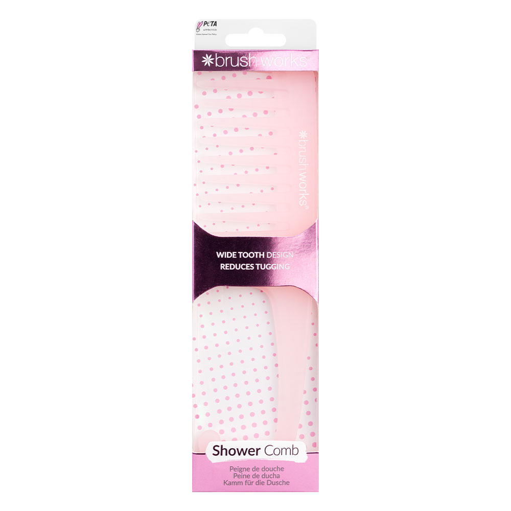BRUSHWORKS SHOWER COMB