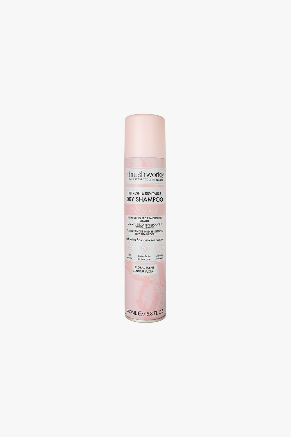 BRUSHWORKS REFRESH&REVITALISE DRY SHAMPOO 200ML