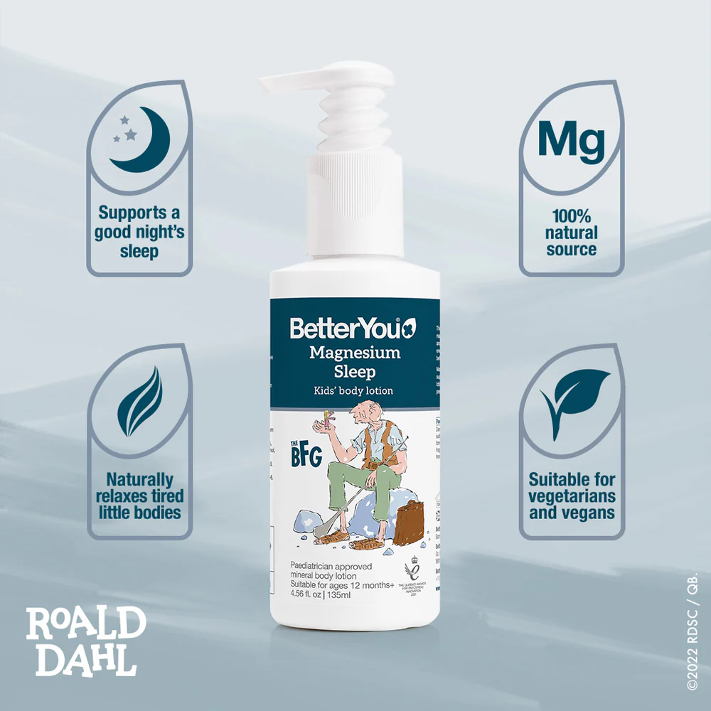 BETTER YOU MAGNESIUM SLEEP LOTION FOR KIDS 135ML                                                              