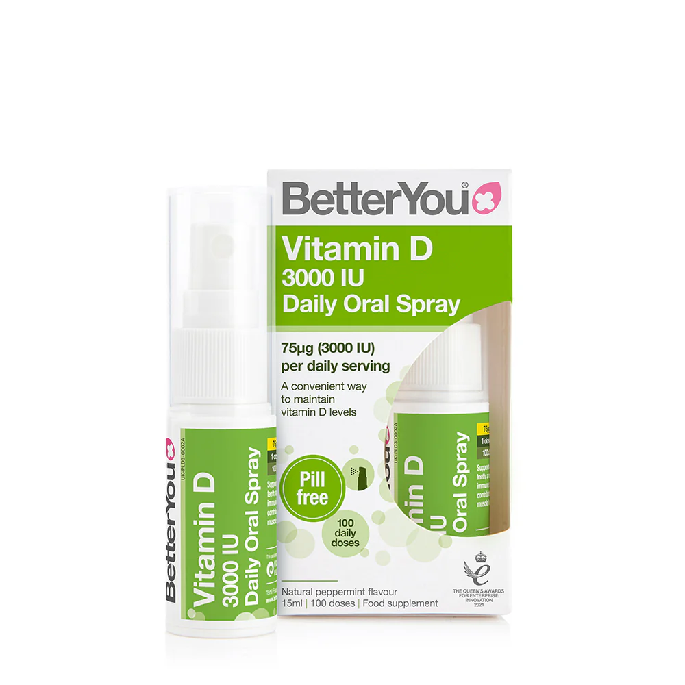 BETTERYOU VITAMIN D 3000IU DAILY ORAL SPRAY 100 DOSES