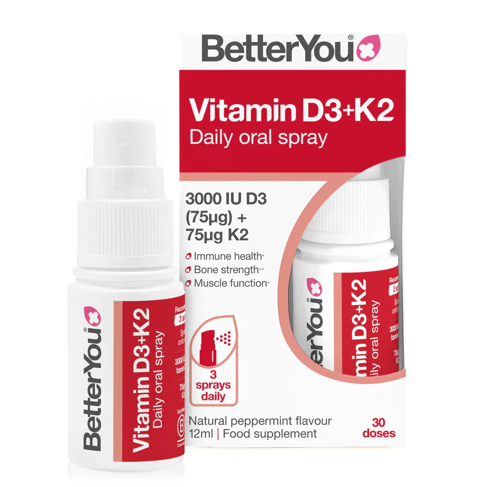 BETTER YOU DLUX D 3 300IU+K2 75μG ORAL SPRAY 30 DOSES