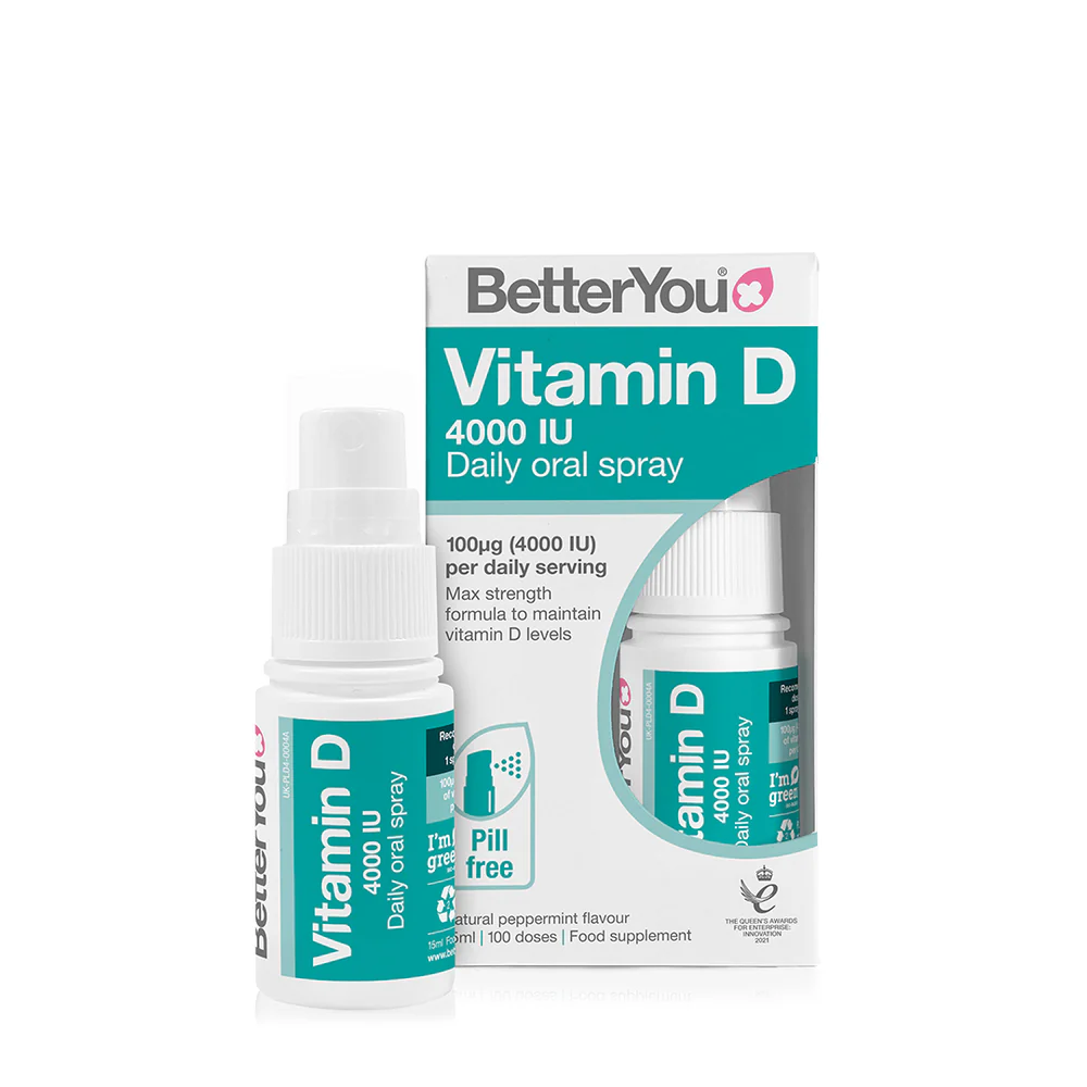BETTERYOU VITAMIN D 4000IU DAILY ORAL SPRAY 100 DOSES