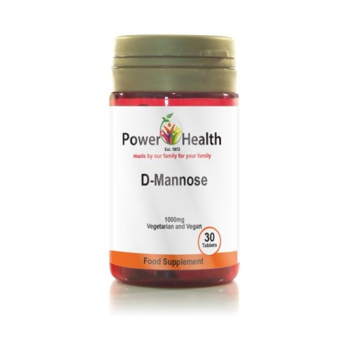 POWER D-MANNOSE 1000MG 30 TABLETS