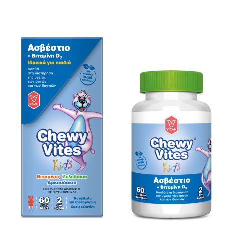CHEWY VITES CALCIUM & D3 60 FRUITY BEARS