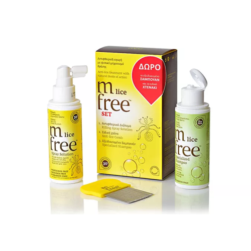 M-FREE LICE PROMO SPRAY+SHAMPOO&COMB 