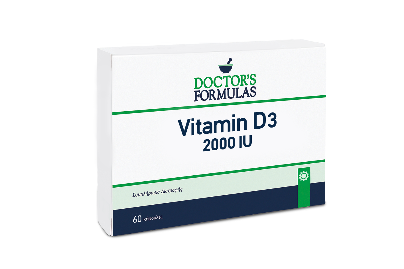 DOCTORS FORMULAS VITAMIN D3 2000IU 60 CAPSULES
