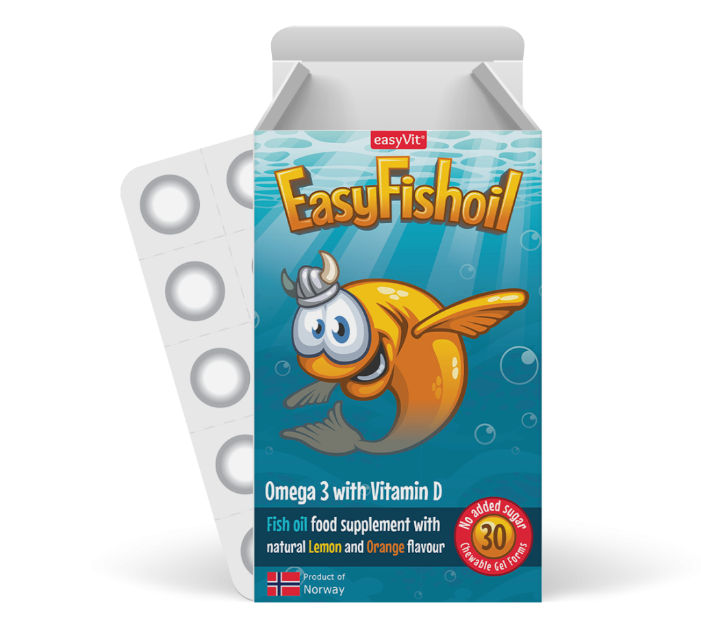EASYVIT EASYFISHOIL 30 CHEWABLE GEL FORMS        