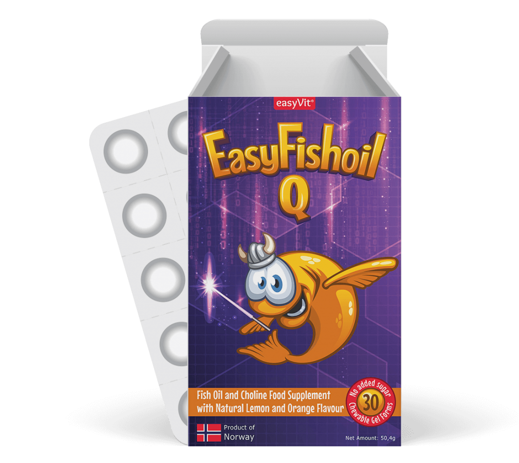 EASYVIT EASY FISHOIL Q 30 CHEWABLE GEL FORMS
