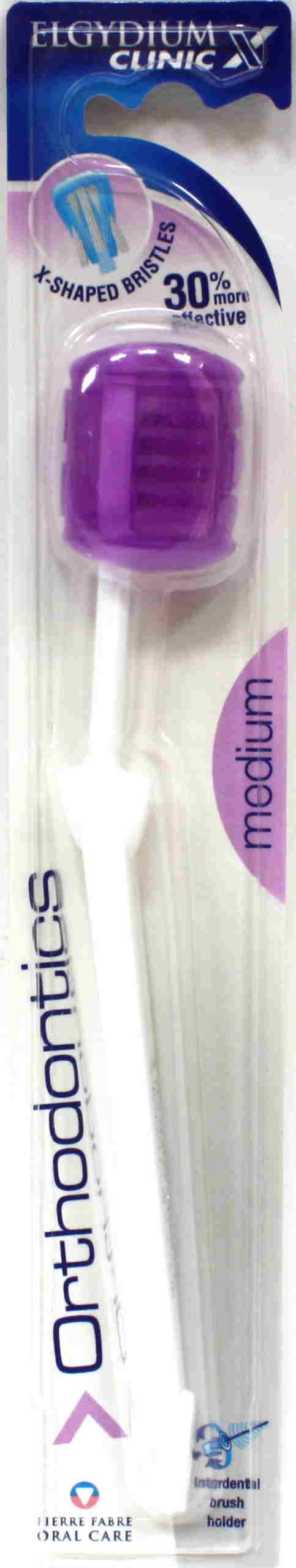 ELGYDIUM TOOTHBRUSH - X ORTHODONTIC MEDIUM