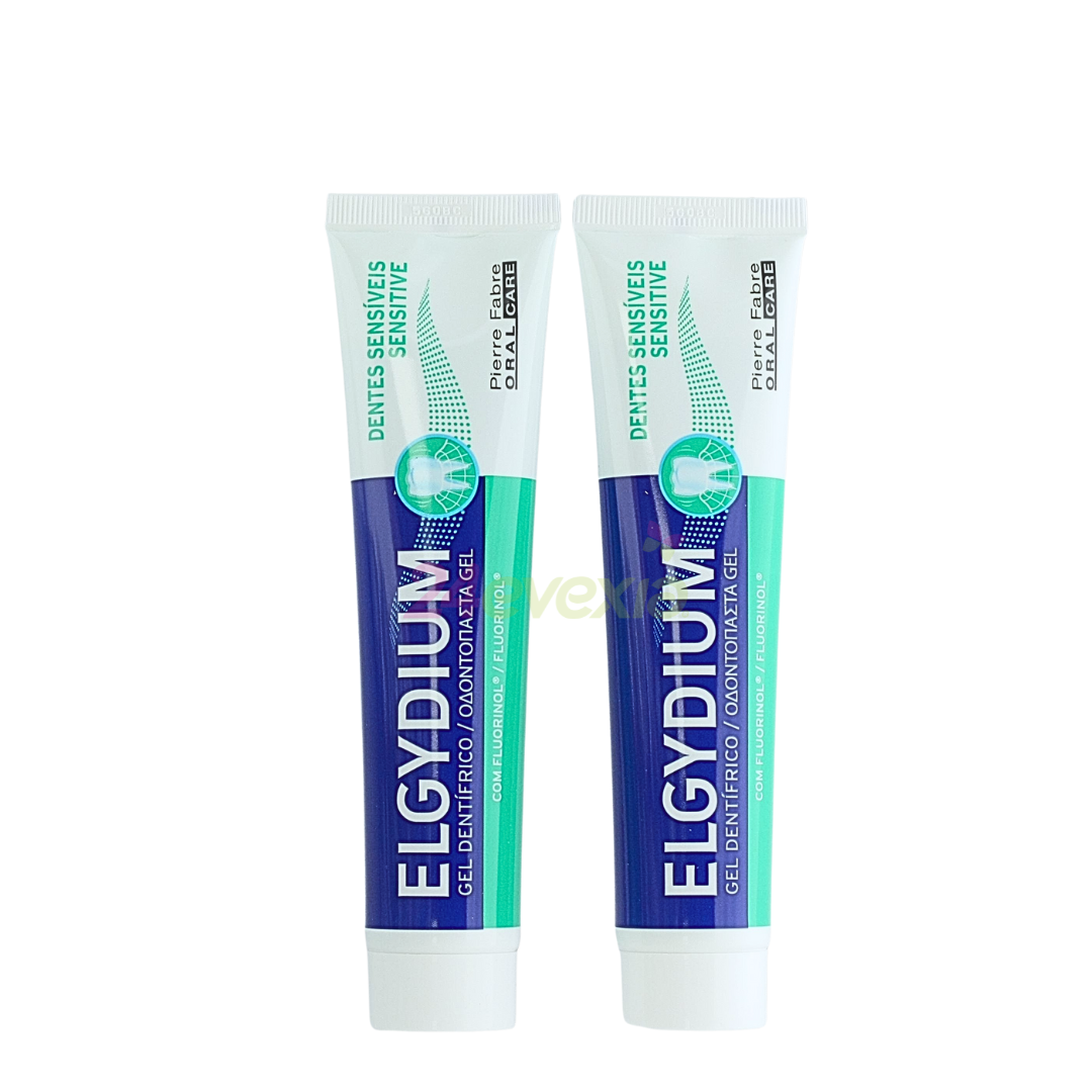 ELGYDIUM TOOTHPASTE - SENSITIVE TEETH 2 X 75ml