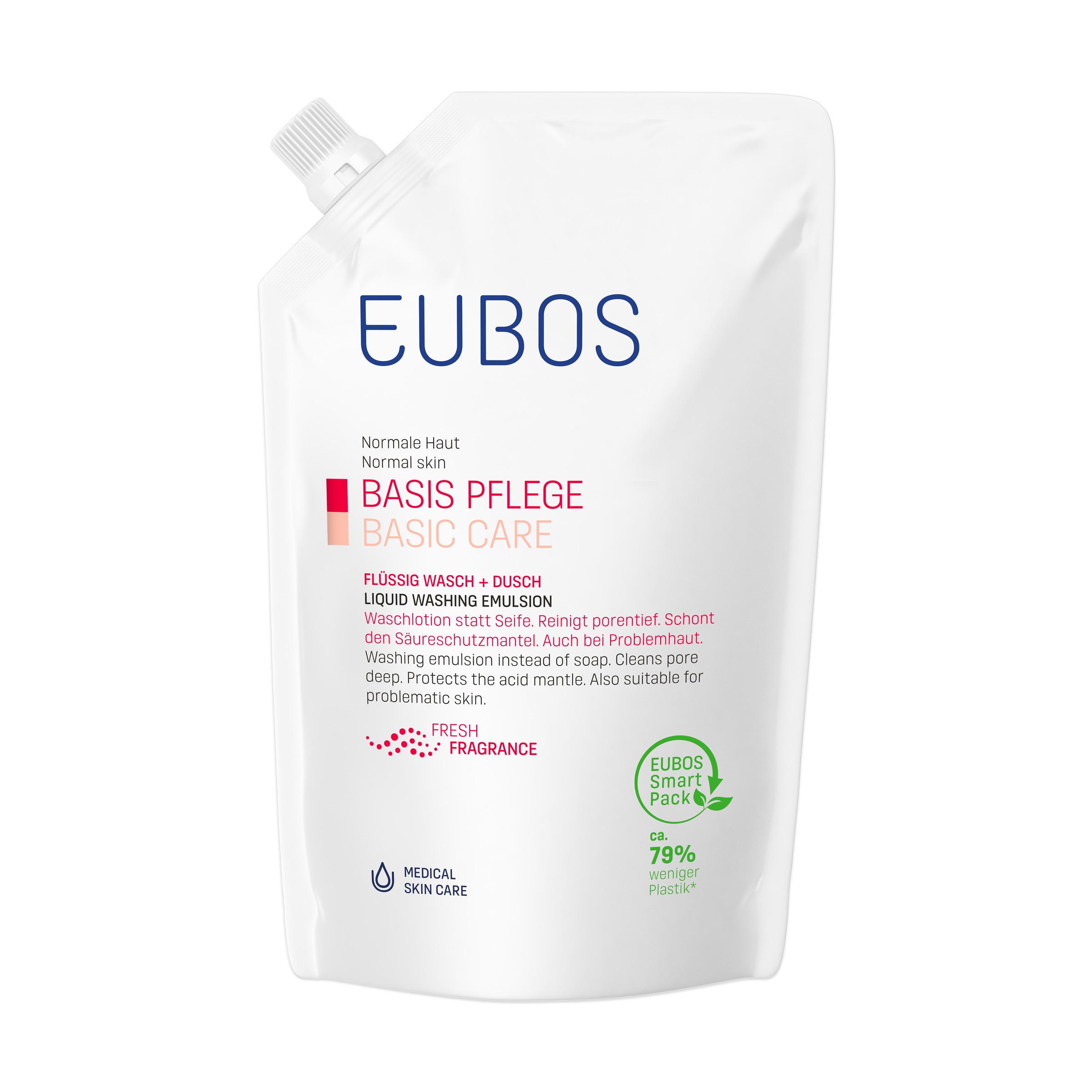 EUBOS LIQUID WASHING EMULSION REPLACEMENT PART (RED) 400ml