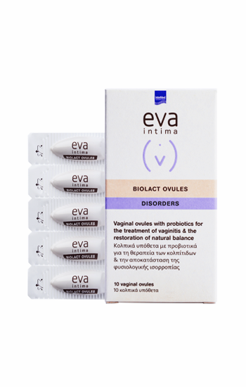 EVA INTIMA BIOLACT VAGINAL OVULES X10