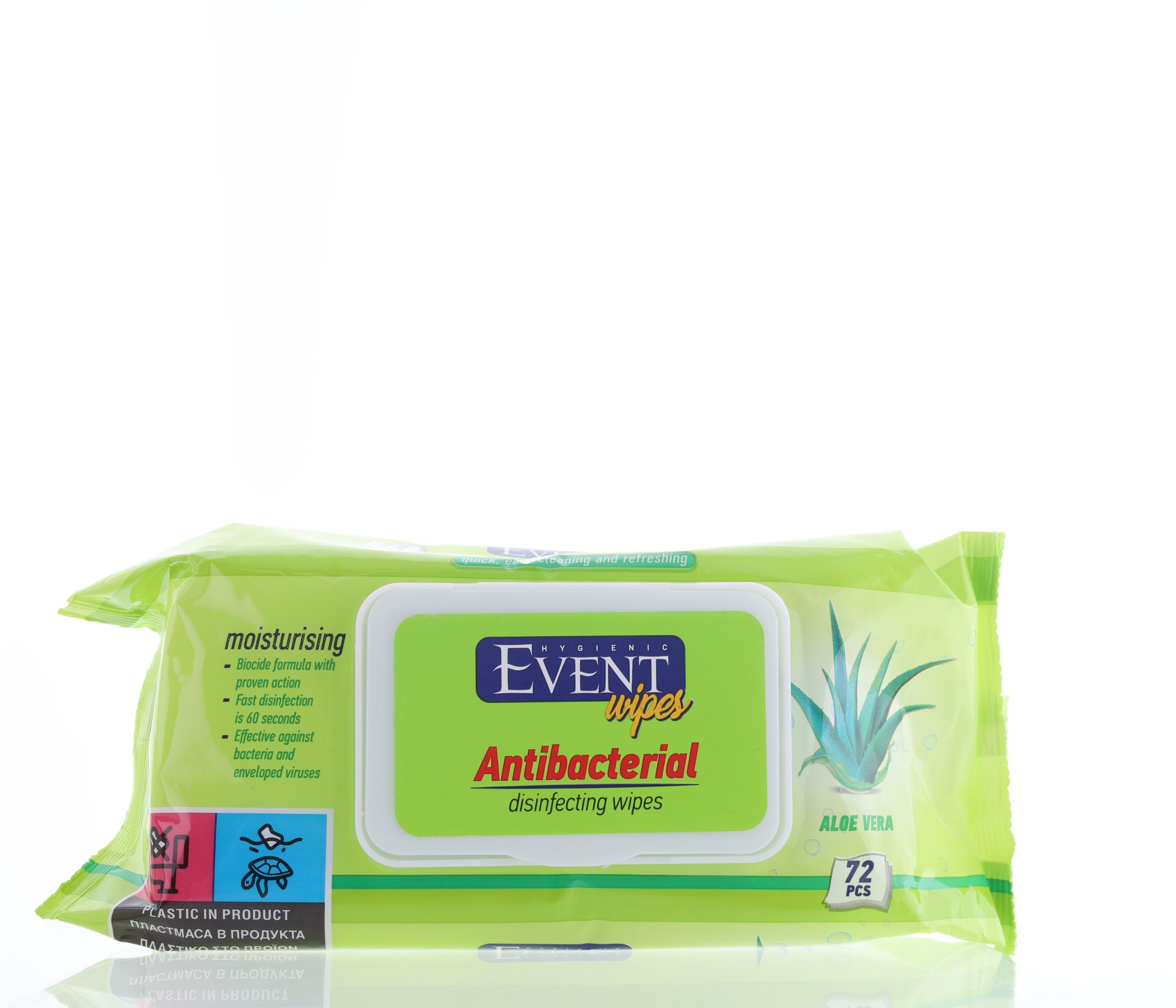 EVENT ANTIBACTERIAL WIPES 72S                                                                                       