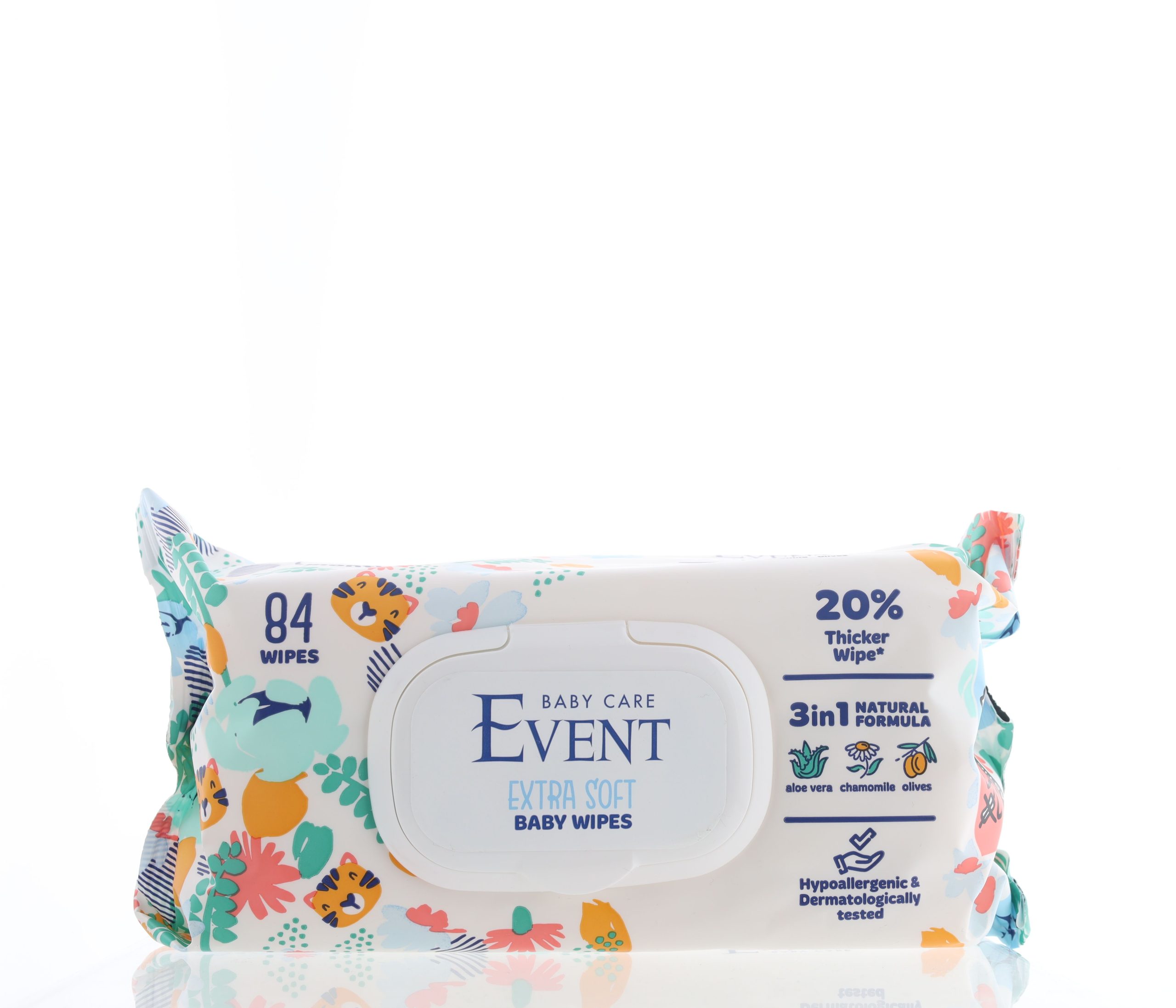 EVENT BABY WIPES SOFT 3 IN 1 84S                                                                                      