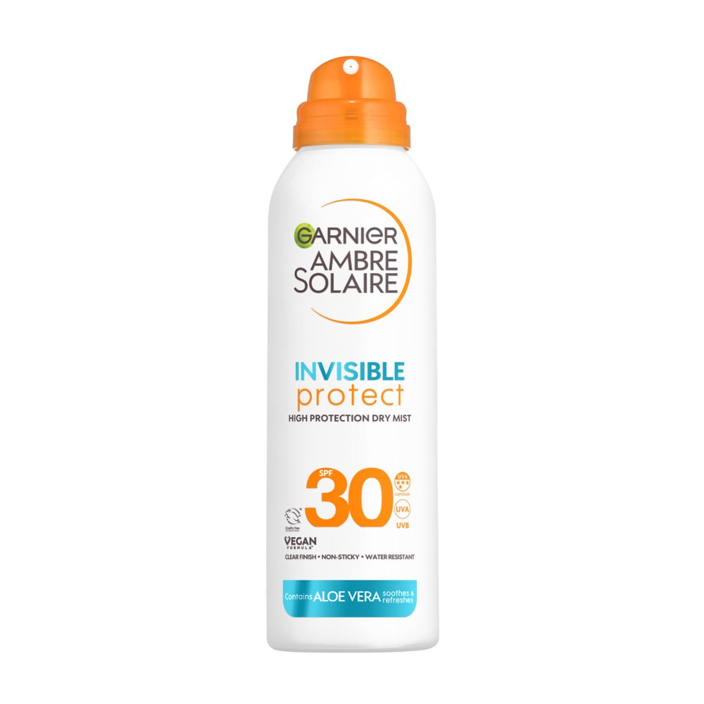 GARNIER AMBRE SOLAIRE DRY MIST SUN CREAM SPRAY SPF30 150ML