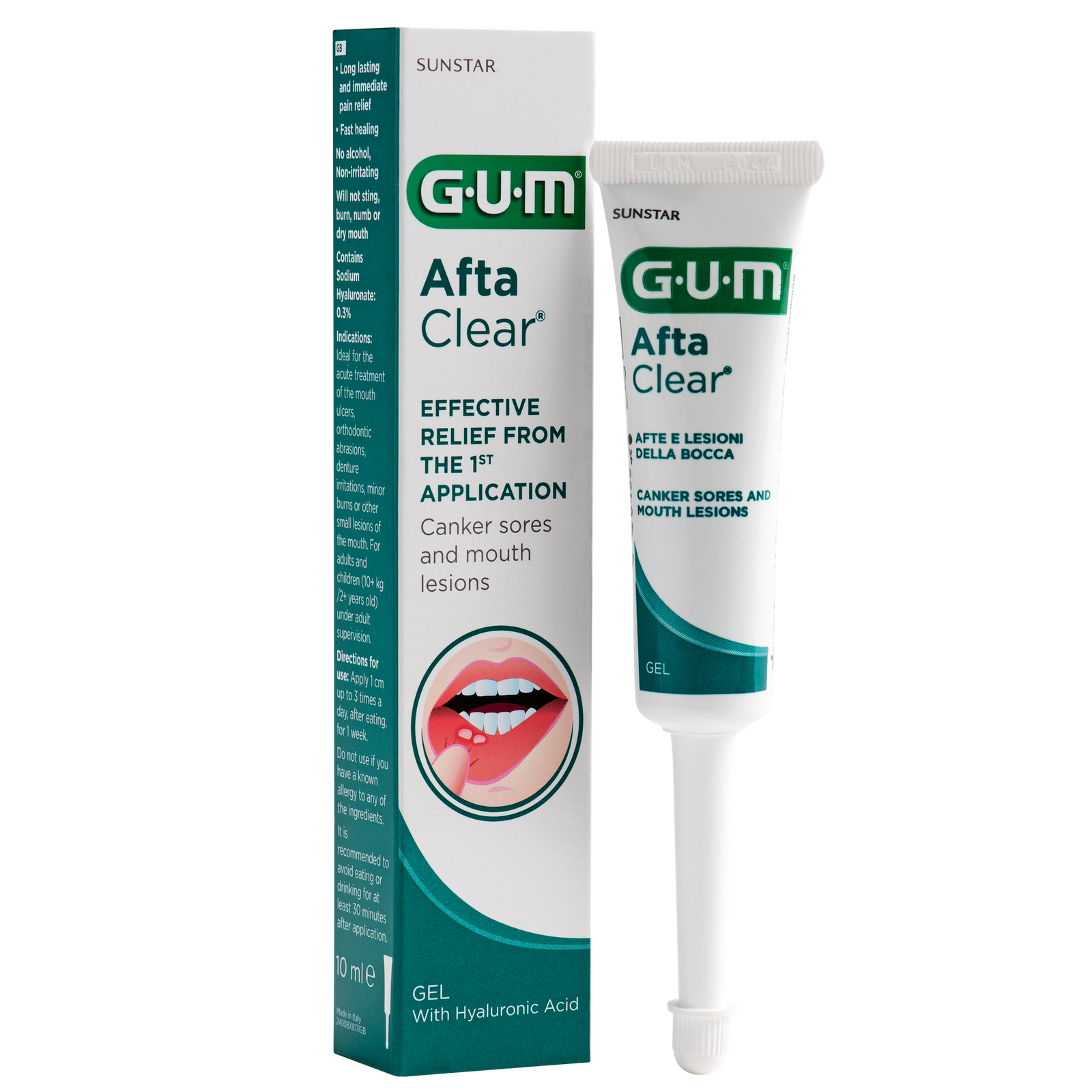 GUM AFTACLEAR GEL 10ml