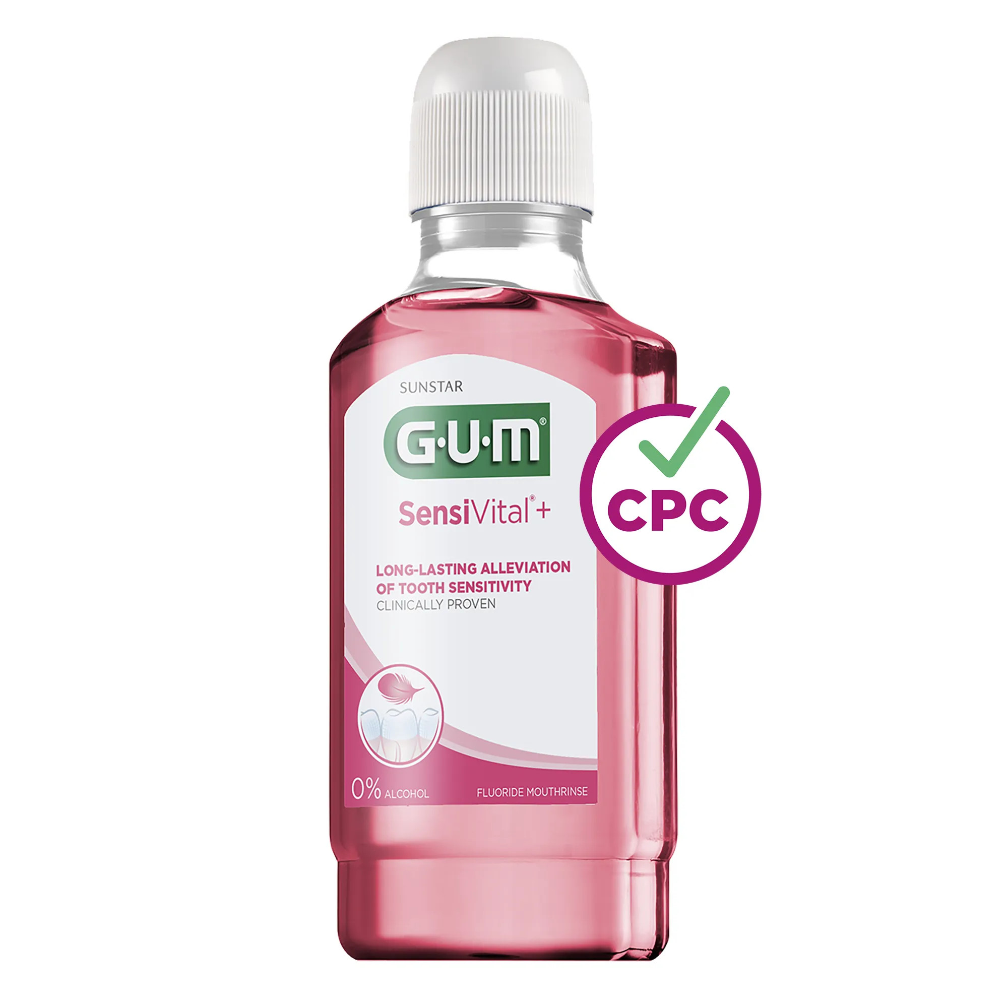 GUM SENSIVITAL MOUTHWASH 300ml