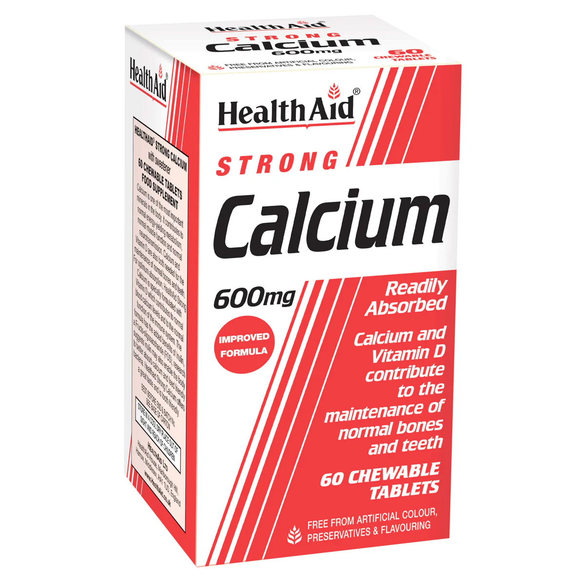 HEALTH AID STRONG CALCIUM 600MG 60 TABLETS