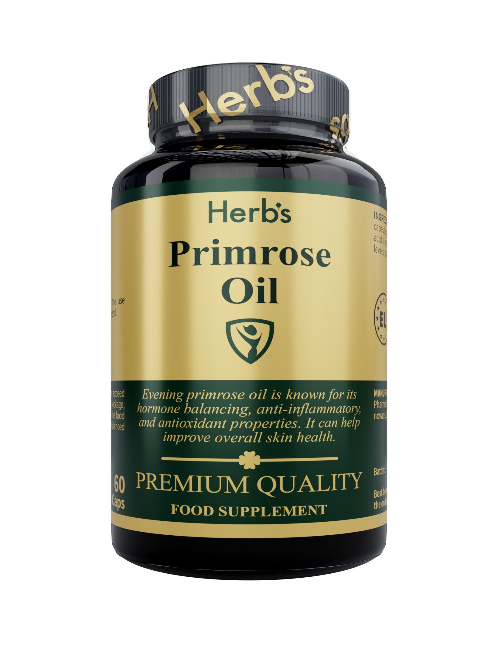 HERBS EVENING PRIMROSE OIL 1000MG 60CAPS