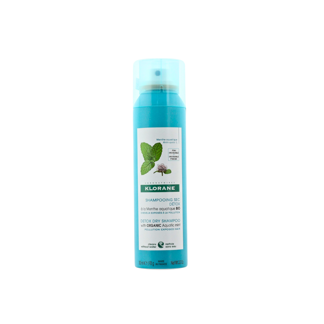 KLORANE DRY SHAMPOO DETOX WITH ORGANIC AQUATIC MINT 150ML