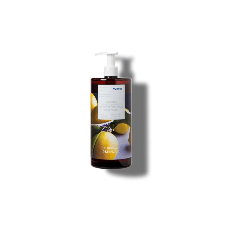 KORRES BASIL LEMON BODY CLEANSER 1L
