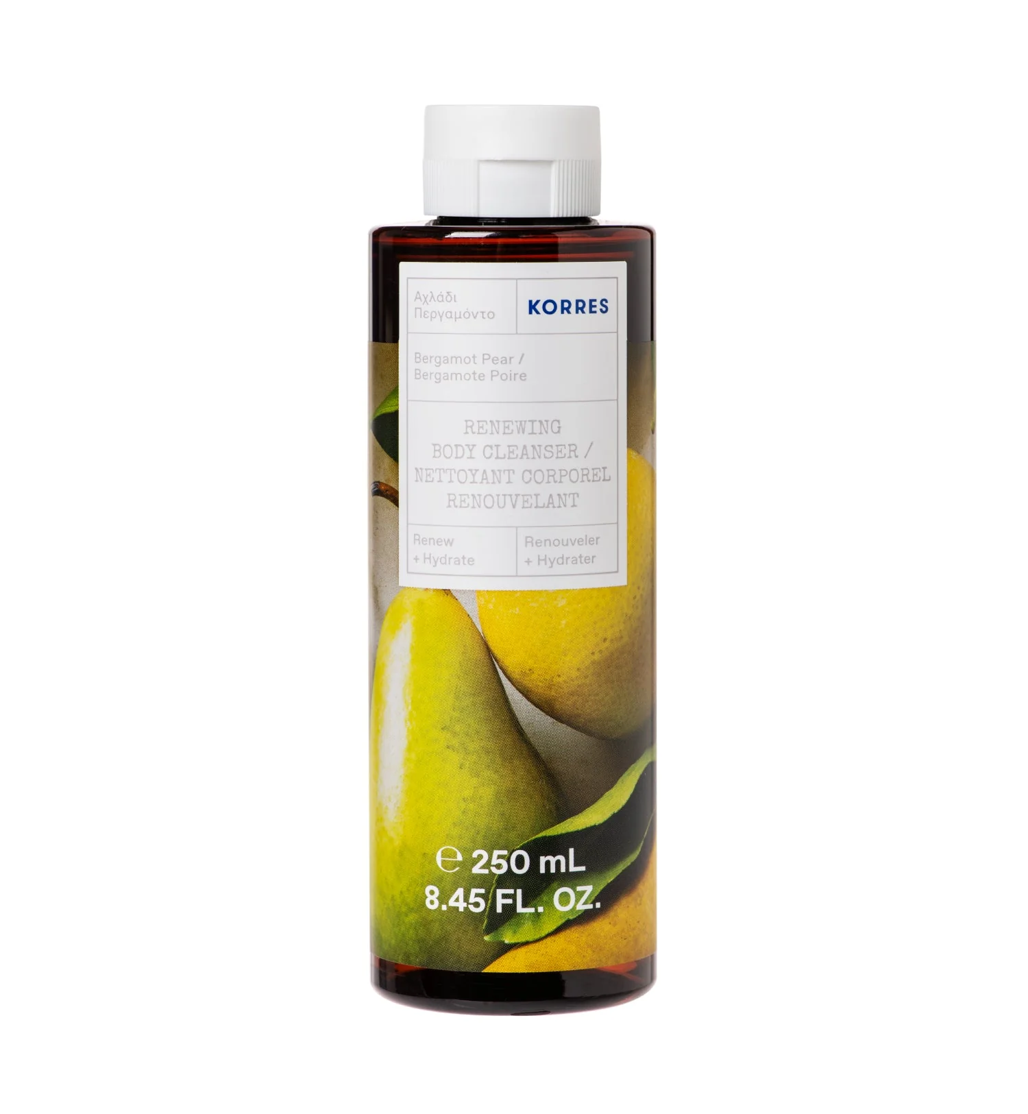 KORRES SHOWER GEL BERGAMOT PEAR 250ML