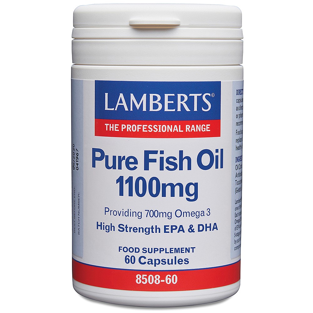 LAMBERTS PURE FISH OIL 1100MG 60CAPS
