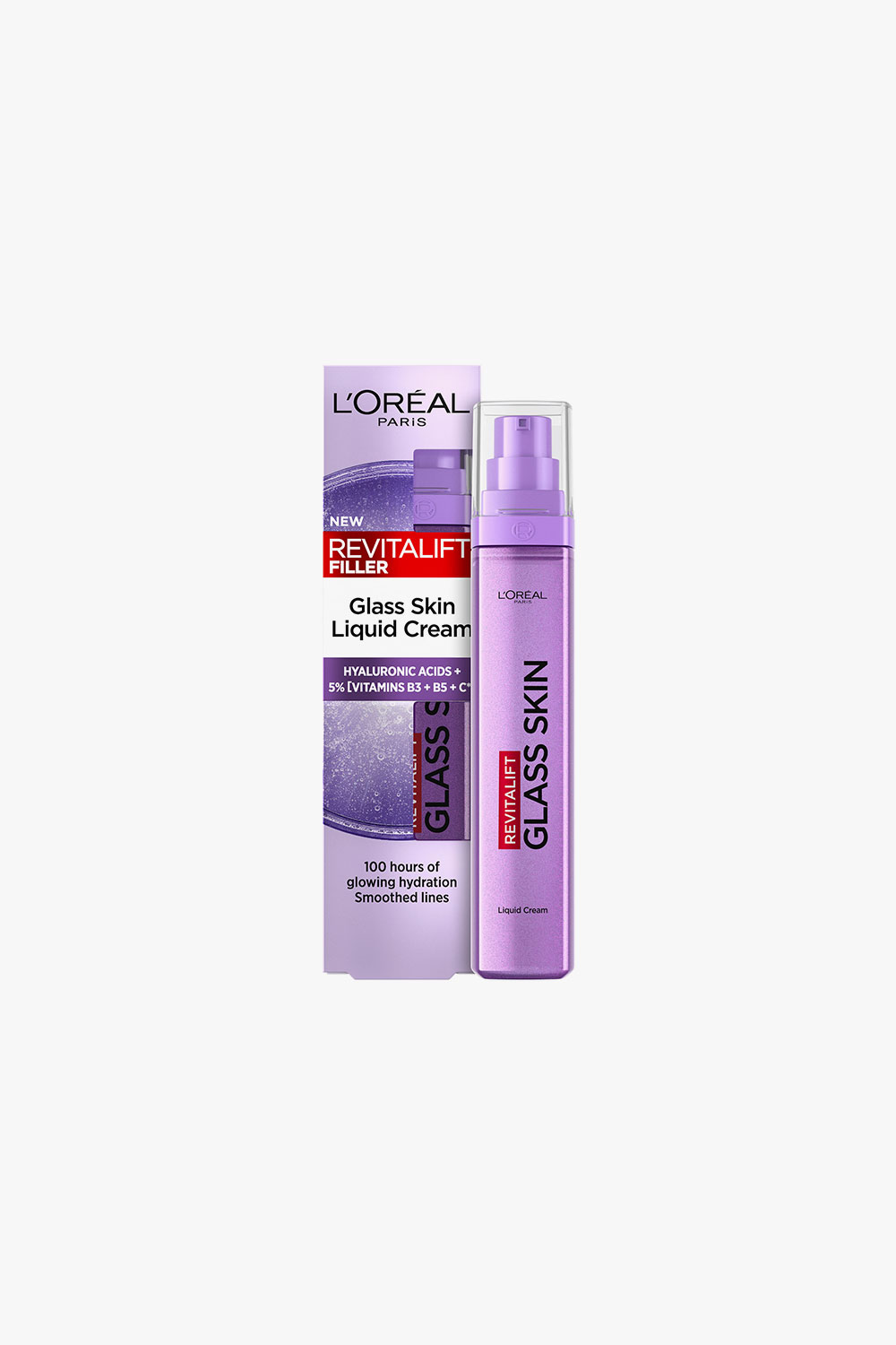 LOREAL REVITALIFT FILLER GLASS SKIN LIQUID CREAM DAY 50ML   