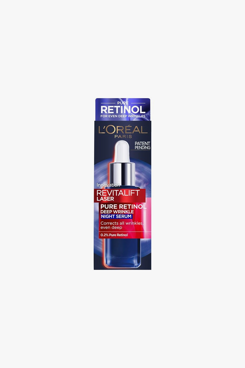 LOREAL PARIS LASER RENEW PURE RETINOL DEEP ANTI-WRINKLE NIGHT SERUM 30ML