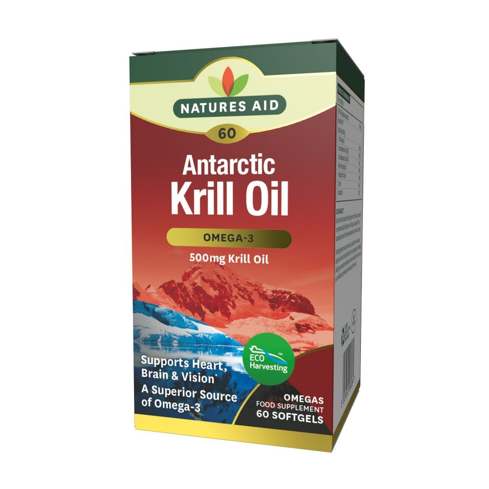 NATURES AID KRILL OIL 500MG 60 SOFTGELS