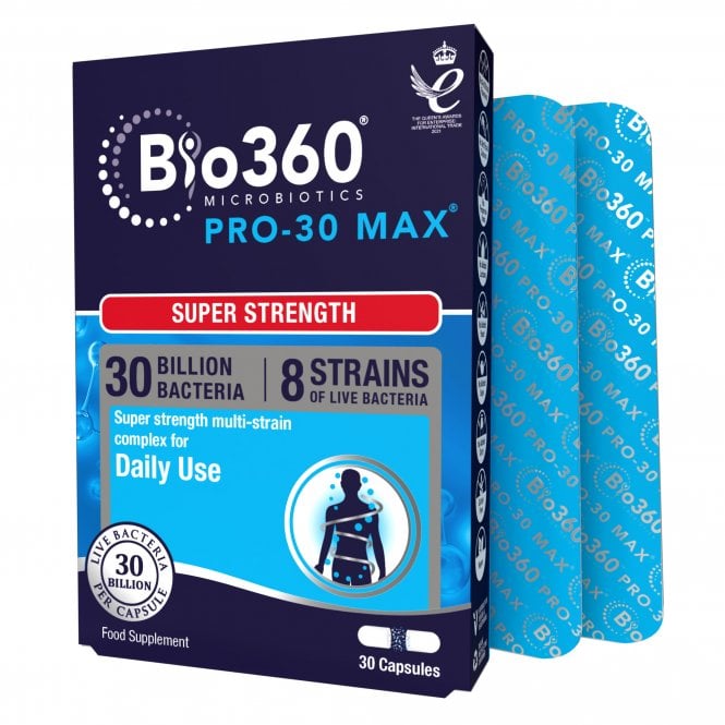 BIO 360 PRO-30 MAX (30 BILLION BACTERIA) 30 CAPSULES