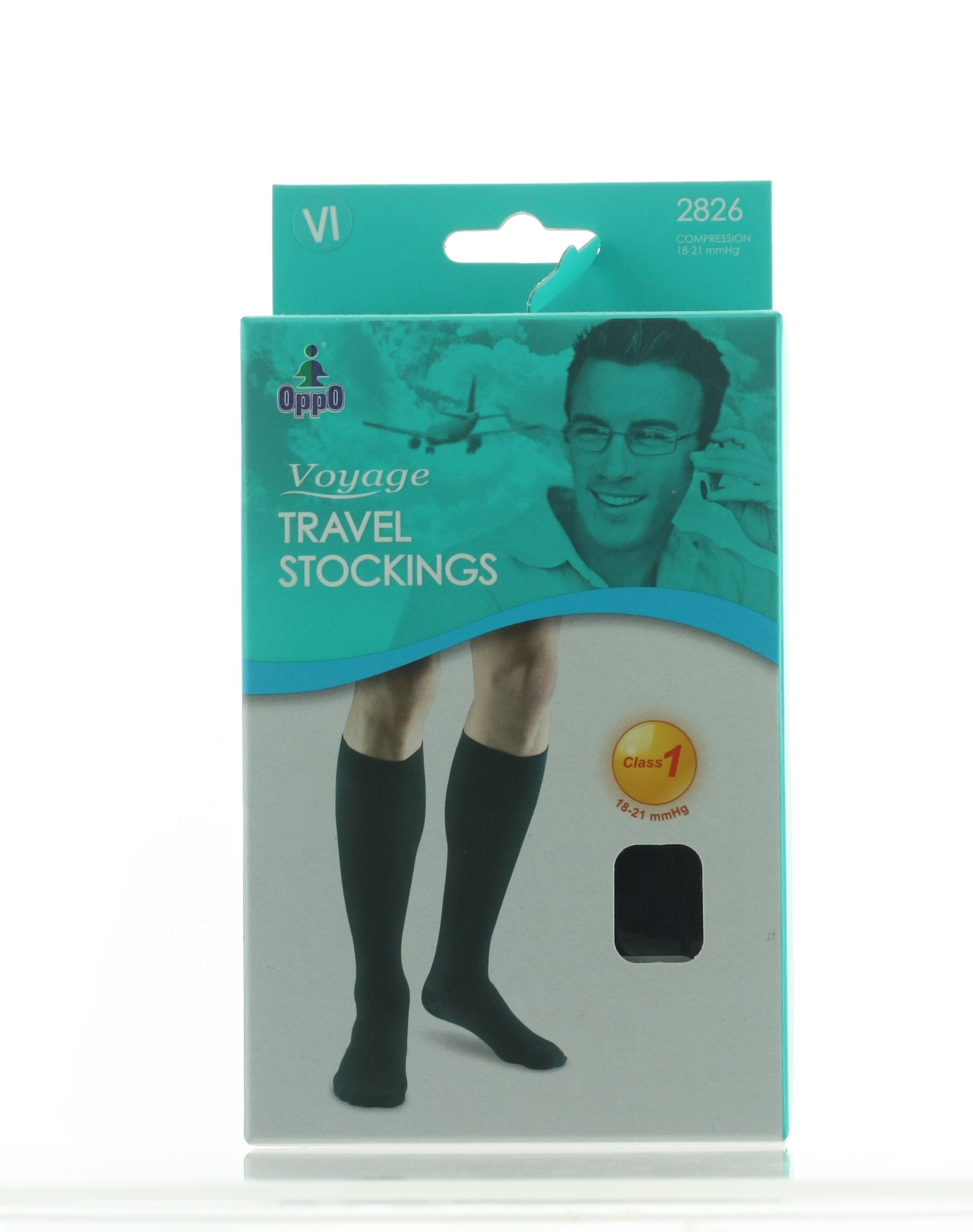 OPPO 2826 TRAVEL STOCKINGS M BLACK VI