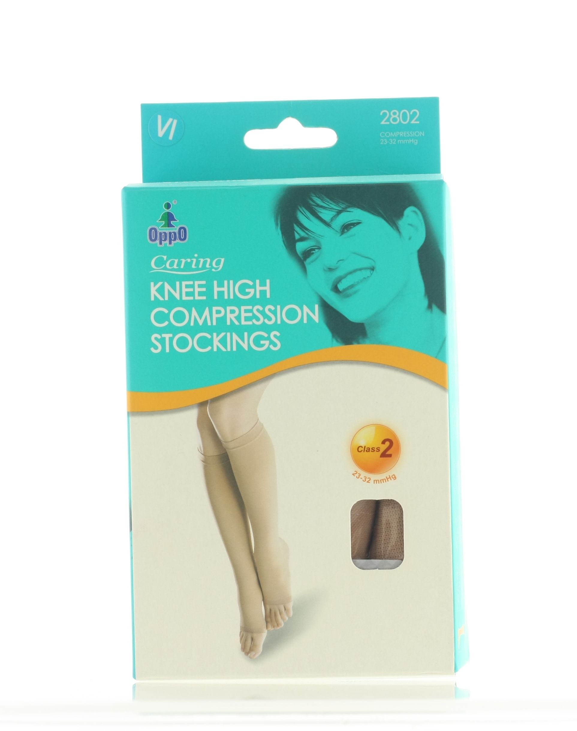 OPPO 2802 KNEE HIGH COMPRESSION STOCKINGS VI BEIGE