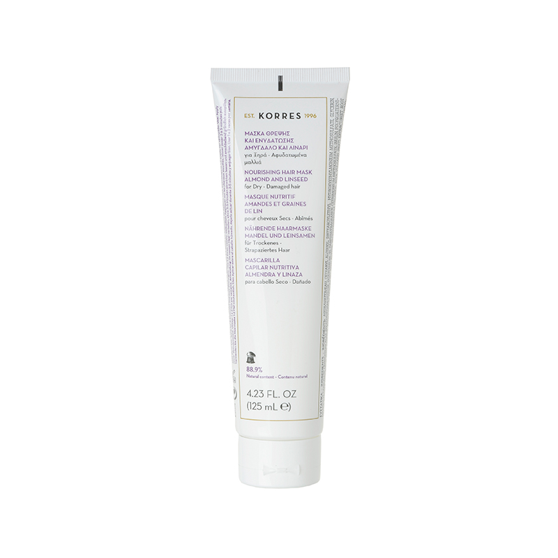 KORRES HAIR MASK ALMOND & LINSEED 125ml