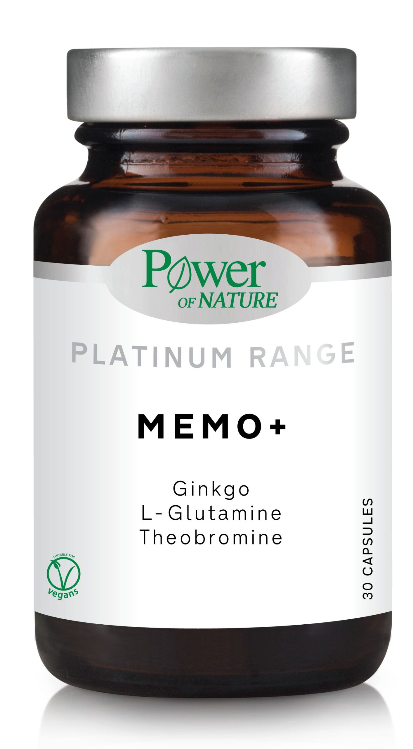 POWER OF NATURE PLATINUM RANGE MEMO PLATINUM RANGEUS 30 TABLETS