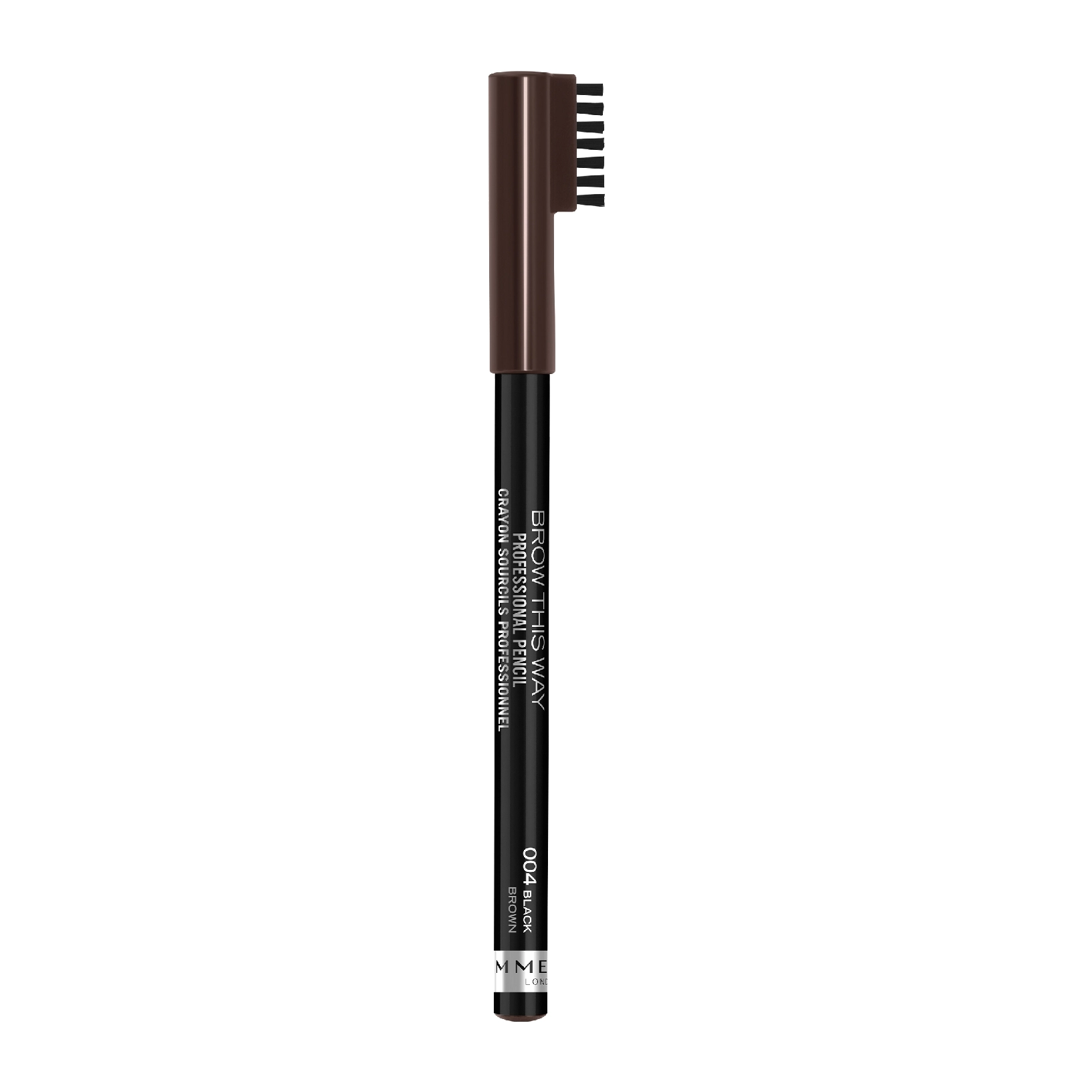 RIMMEL PROFESSIONAL EYEBROW PENCIL 004 BLACK BROWN