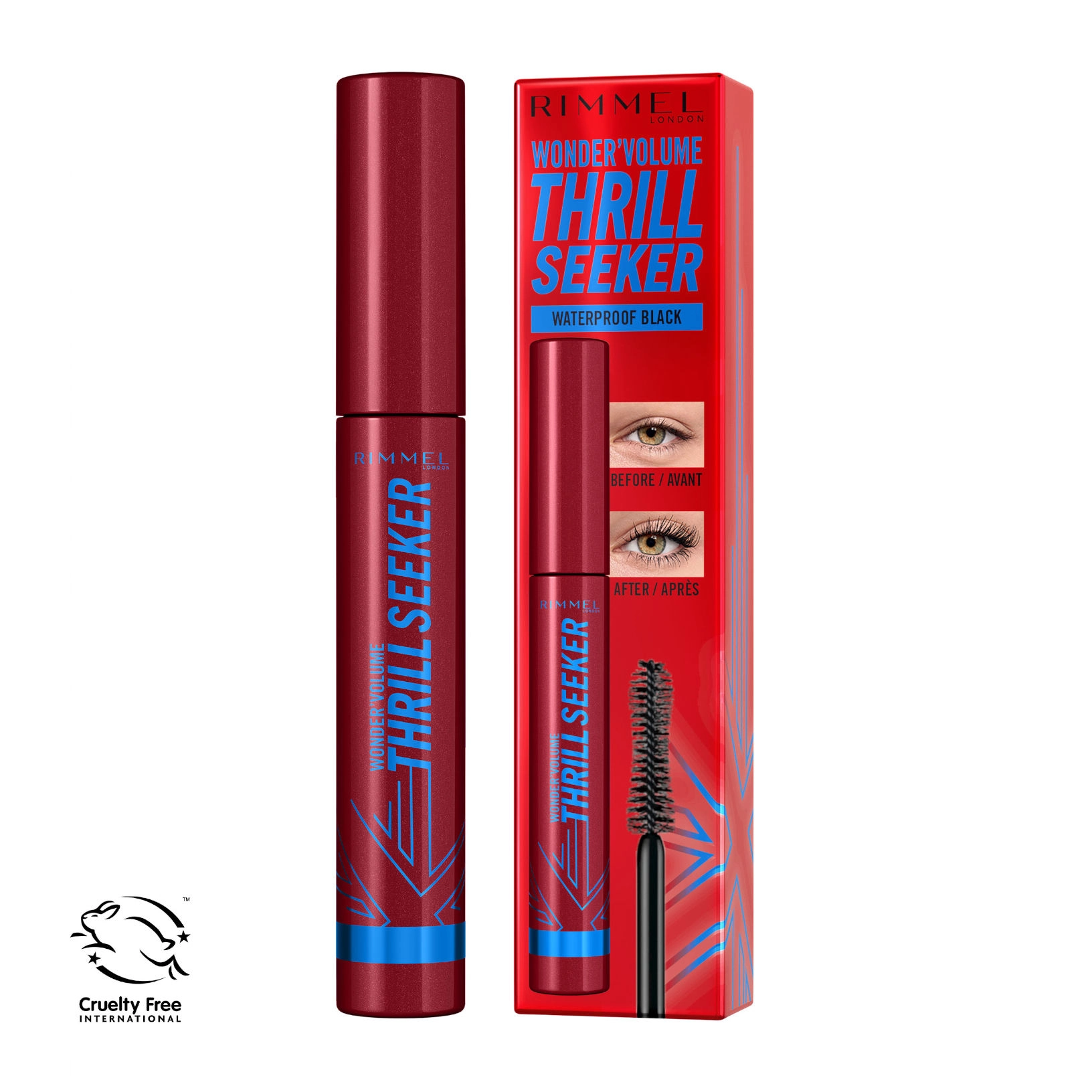 RIMMEL THRILL SEEKER WATERPROOF MASCARA BLACK