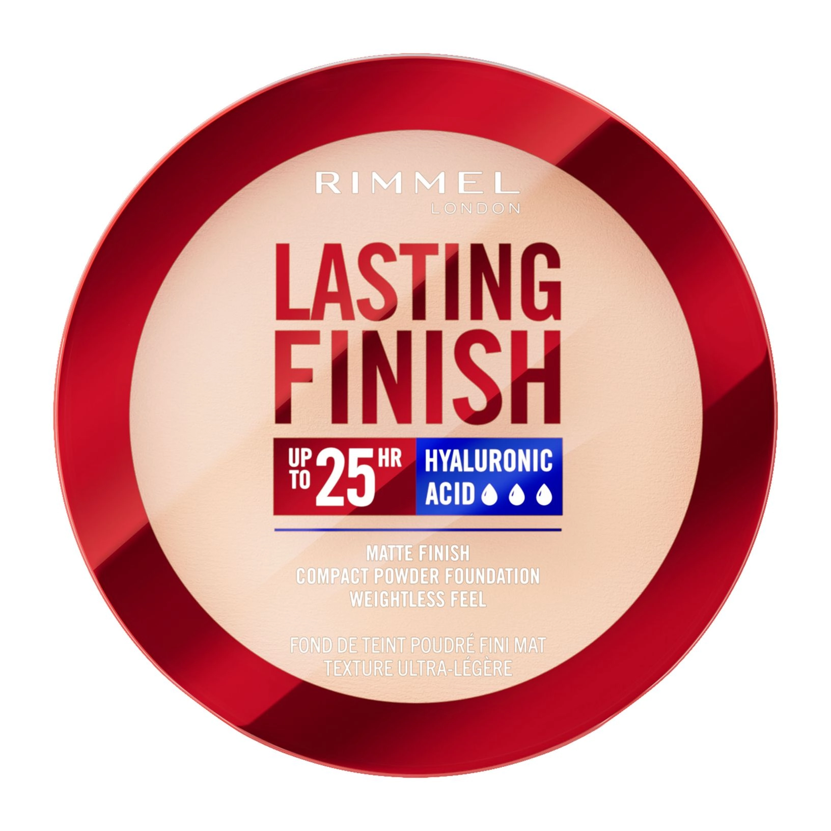 RIMMEL LASTING FINISH 25H COMPACT POWDER FOUNDATION 001 FAIR PORCELAIN