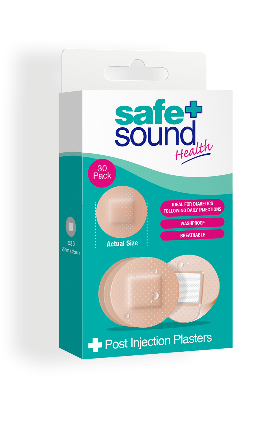 SAFE+SOUND HEALTH POST INJECTION PLASTERS X30