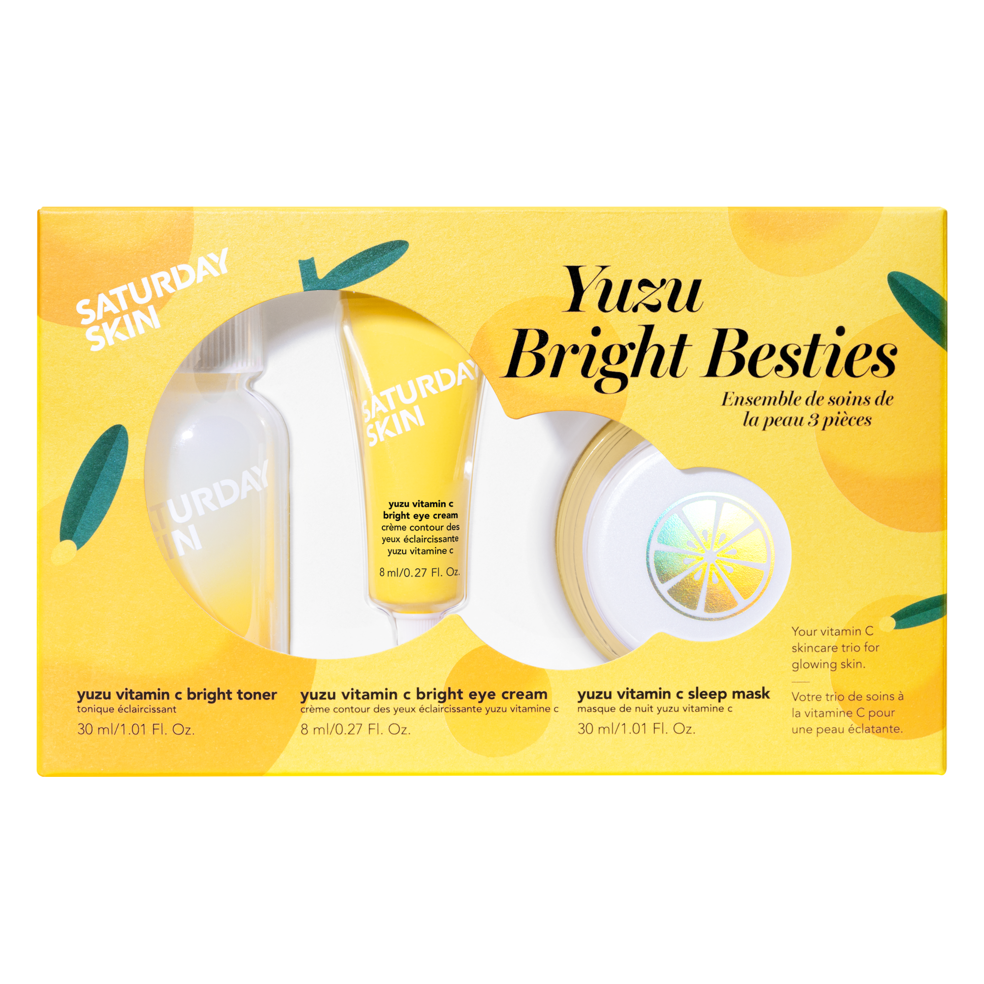 SATURDAY SKIN YUZU BRIGHT BESTIES SET