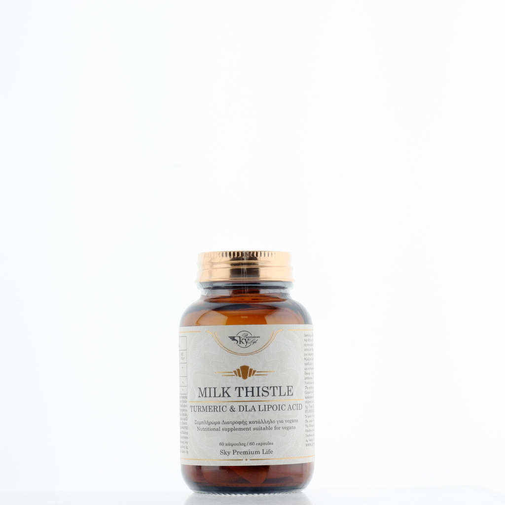 SKY PREMIUM MILKTHISTLE /TURMERIC/DLA/LIPOIC ACID 60 CAPSULES